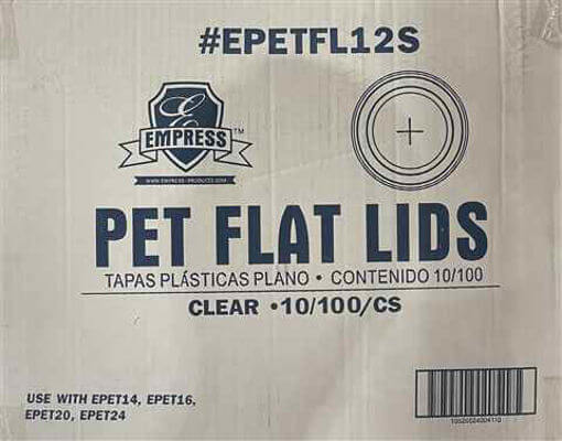 Picture of EMPRESS PET FLAT LIDS 14-24OZ 1000CT