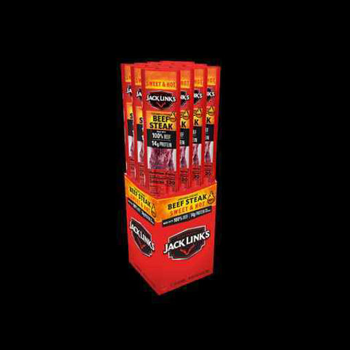 Picture of JACK LINKS SWEET N HOT BEEF STEAK 1OZ 12CT