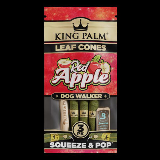 Picture of KingPalm Cone Dog walker  3pk-15ct Red Apple