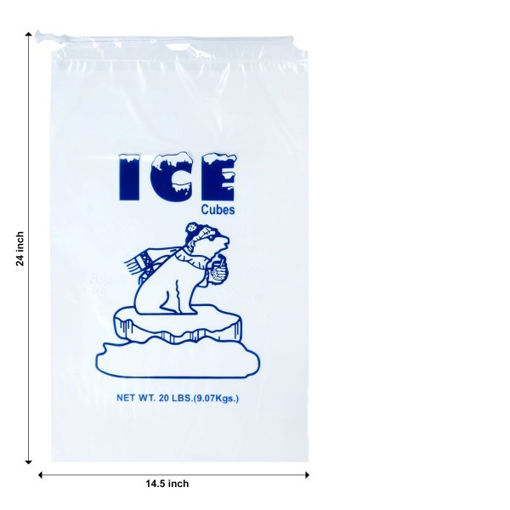 Picture of RST ICE BAG 20LB PRINTED 250CT
